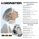 Auriculares Inalámbricos Monster XKT22 Silver