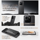 Celular X7D 4G 256GB/ 6GB RAM- NEGRO