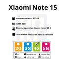 Celular Xiaomi Redmi Note 15 4G 512GB/8GB RAM - Negro