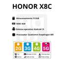Celular HONOR X8c 512GB/8GB Ram - Morado