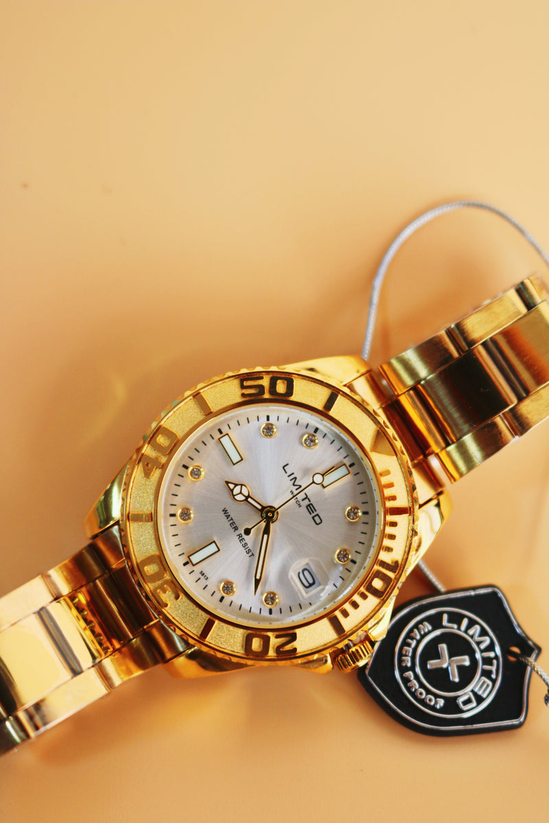 Reloj LIMITED Modelo LTP-06-41 Dama - Dorado Tablero Blanco