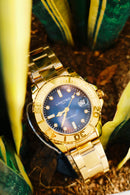 Reloj LIMITED Modelo LTP-06-41 Dama - Dorado Tablero Azul
