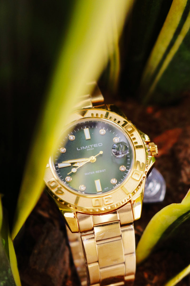 Reloj LIMITED Modelo LTP-06-41 Dama - Dorado Tablero Verde