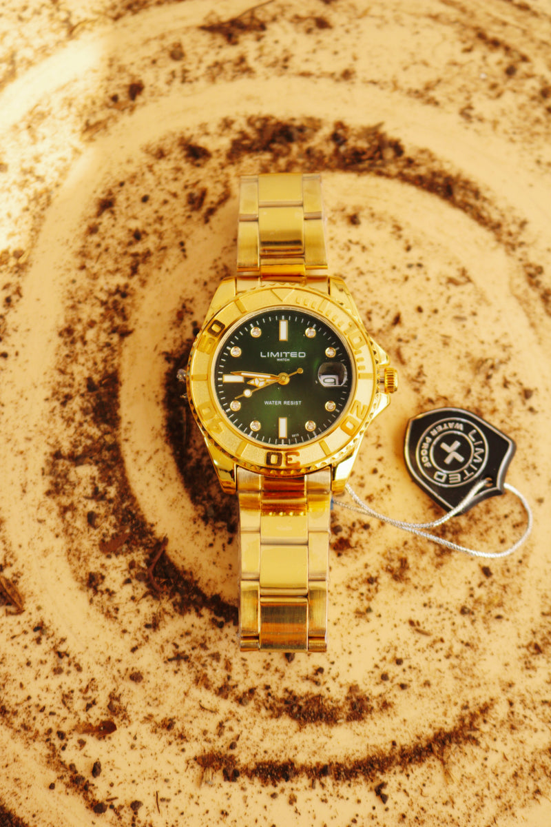 Reloj LIMITED Modelo LTP-06-41 Dama - Dorado Tablero Verde