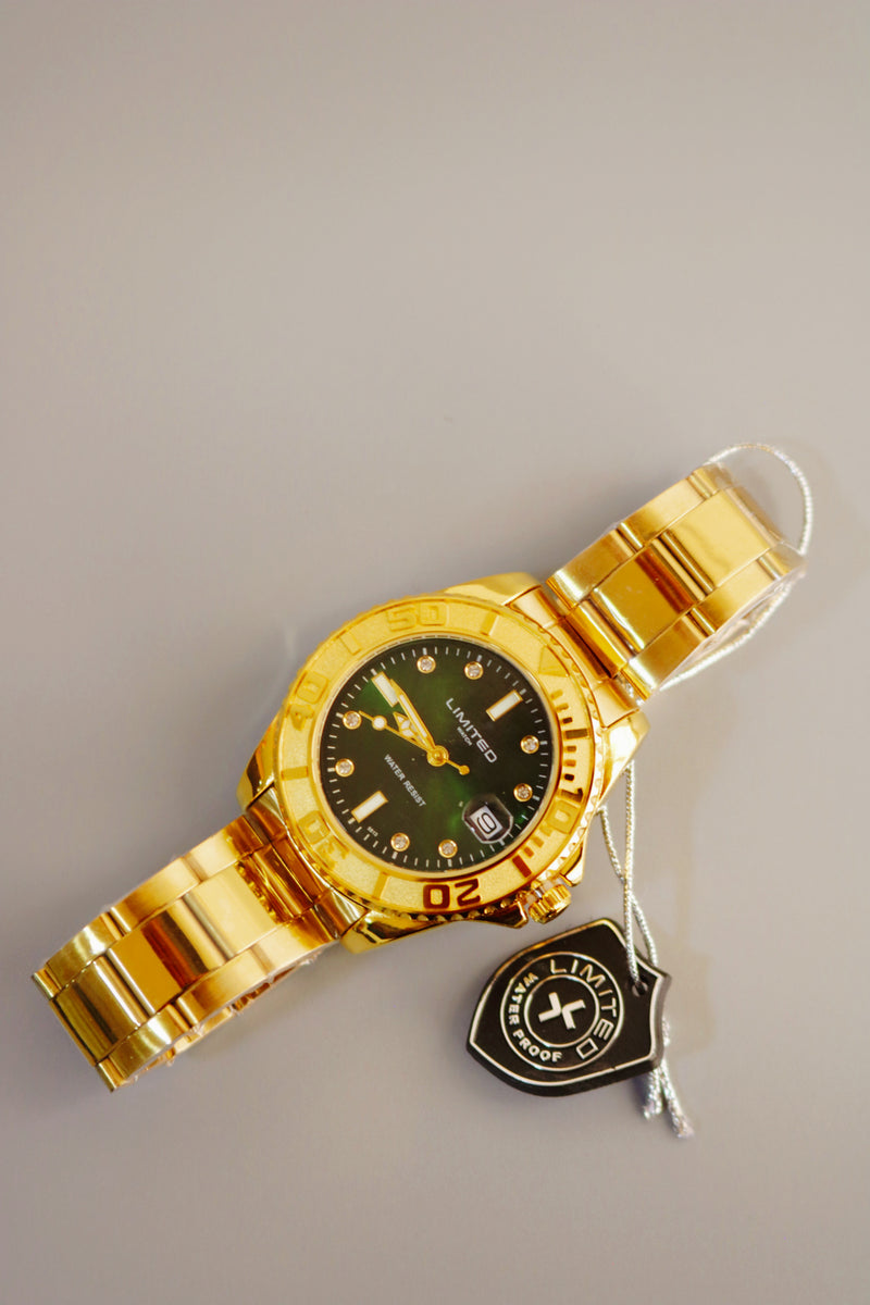 Reloj LIMITED Modelo LTP-06-41 Dama - Dorado Tablero Verde