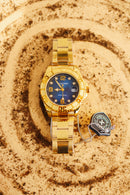 Reloj LIMITED Modelo LTP-06-41 Dama - Dorado Tablero Azul Numeros