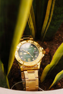 Reloj LIMITED Modelo LTP-06-41 Dama - Dorado Tablero Verde Numeros