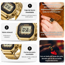 Anillo-Reloj Casio Modelo CRW-001G-9D Diseño Vintage