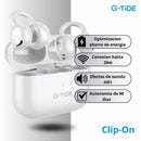Audifonos Inalambricos Tipo Arete G-TIDE Clip-On - Blancos