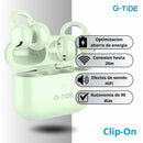 Audifonos Inalambricos Tipo Arete G-TIDE Clip-On - Verdes