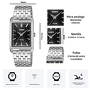 Reloj Casio Hombre MTP-B215D-1A Diseño Elegante
