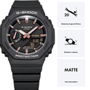 Reloj Casio G-SHOCK GMA-S2100-1A Diseño Deportivo