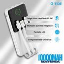 Batería Portátil 10000mAh G-TIDE EASY 1 - Blanca