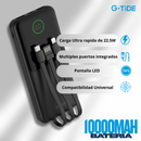 Batería Portátil 10000mAh G-TIDE EASY 1 - Negra