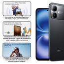 Celular INFINIX Smart 20 4G 128GB/4GB RAM - Negro