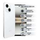Celular Tecno Spark 40C 256GB/8GB - Blanco
