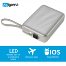 Bateria Portatil IGOMA De 10000mAh PW-1012 - Gris