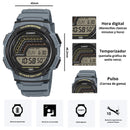 Reloj Casio Referencia WS-1800-2A Diseño Deportivo