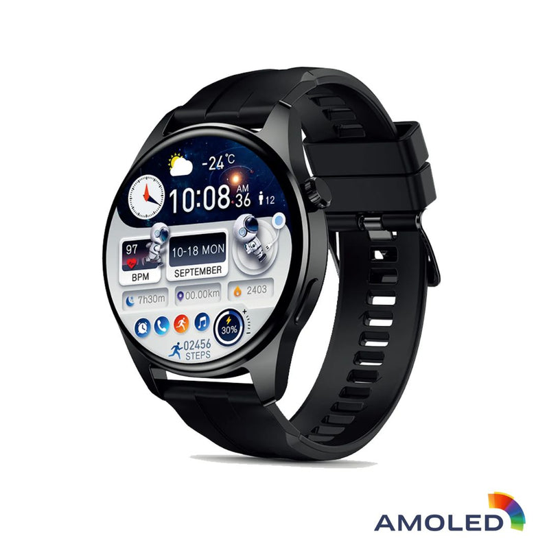 Reloj inteligente Mobulaa Modelo H4 PLUS - Negro