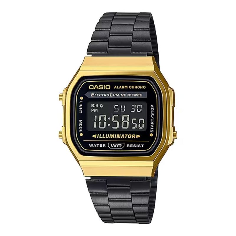 Reloj Casio Vintage A168WEGB-1B Acero Inoxidable