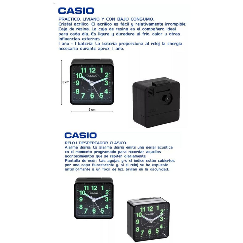 Reloj De Mesa Despertador Modelo TQ-140-1D