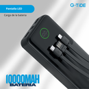 Batería Portátil 10000mAh G-TIDE EASY 1 - Negra