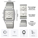 Reloj Casio Modelo AQ-230EM-7A Diseño Vintage