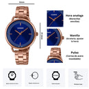 Reloj Casio Mujer LTP-E413PG-2A Diseño Elegante