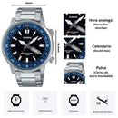 Reloj Casio Hombre MTD-130D-1A2 Diseño Elegante