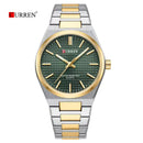 Reloj CURREN 8439 Diseño Elegante - Dorado verde