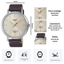 Reloj Casio Hombre MTP-B100L-9E Diseño Elegante
