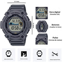 Reloj Casio Modelo WS-1300H-8A Diseño Deportivo