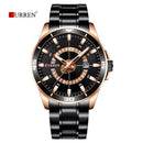 Reloj Curren 8359 Negro Dorado Diseño Elegante