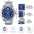 Reloj Casio Hombre MTP-VD300D-2E Diseño Elegante