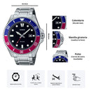 Reloj Casio MDV-107D-1A3 Diseño Elegante