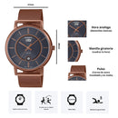 Casio Modelo MTP-B120MR-8A Diseño Elegante