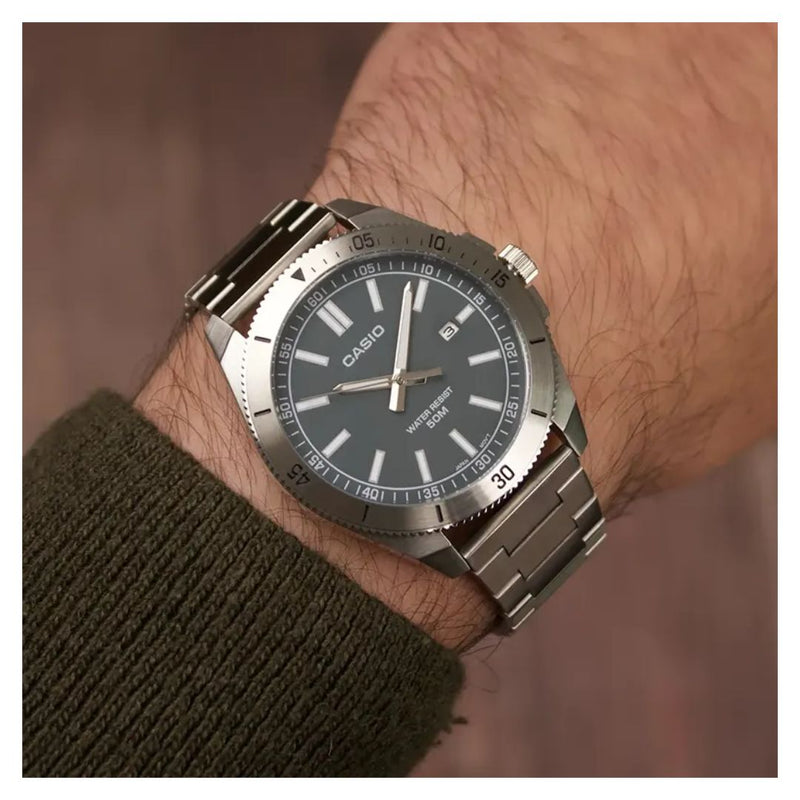 Reloj Casio Referencia MTP-B155D-3E Diseño Elegante