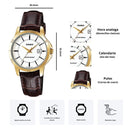 Reloj Casio Modelo LTP-V004GL-7A Diseño Elegante