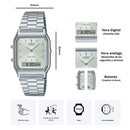 Reloj Casio Modelo AQ-230A-7A Diseño Vintage