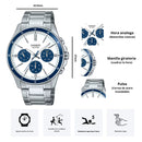 Reloj Casio Modelo MTP-1374D-7A2 Diseño Elegante