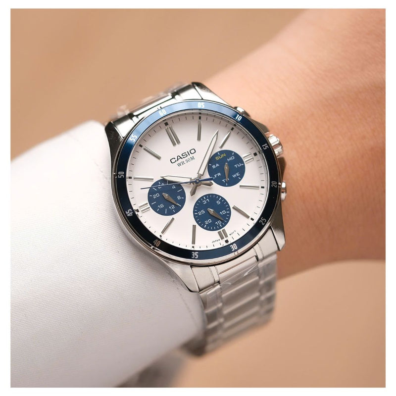 Reloj Casio Modelo MTP-1374D-7A2 Diseño Elegante