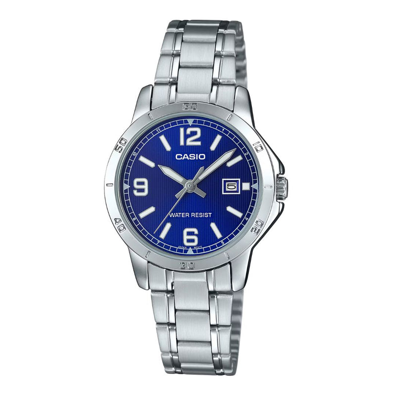 Reloj Casio Modelo LTP-V004D-2B Diseño Elegante