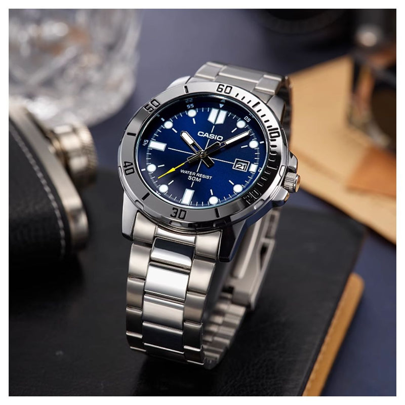 Reloj Casio Referencia MTP-VD01D-2E Diseño Elegante