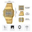 Reloj Casio Modelo A168WG-9WDF Diseño Vintage