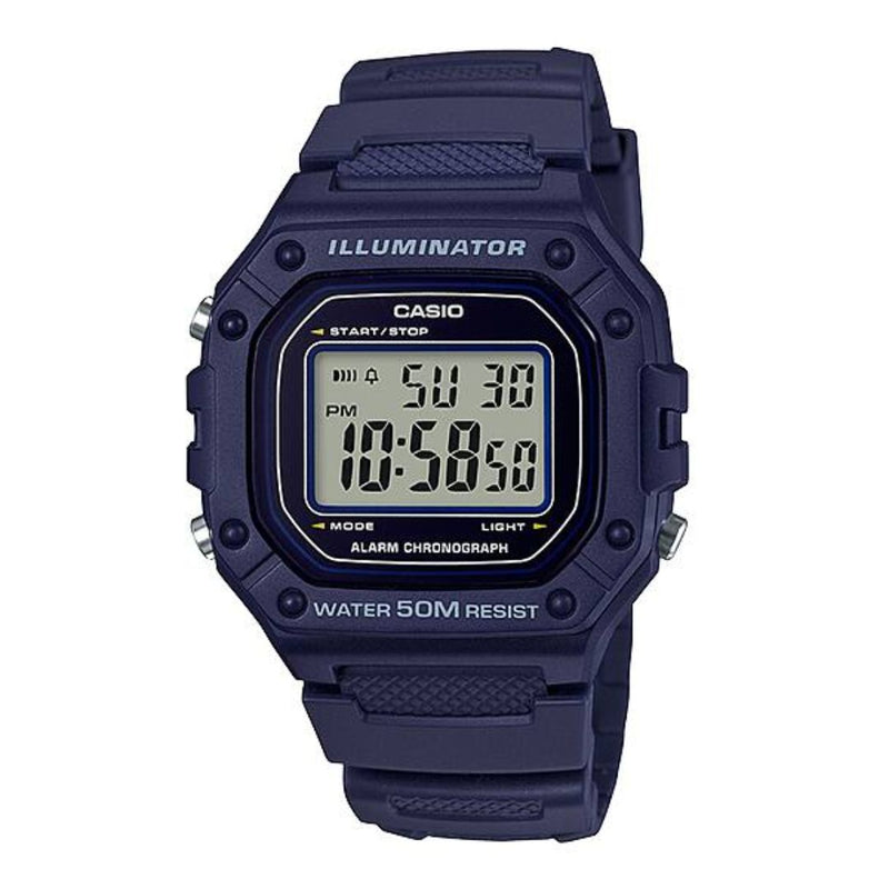 Reloj Casio Modelo W-218H-2A Diseño Deportivo