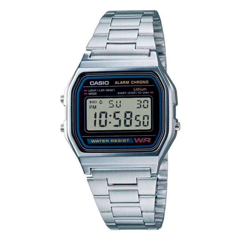 Reloj Casio Referencia A158WA-1DF Diseño Vintage