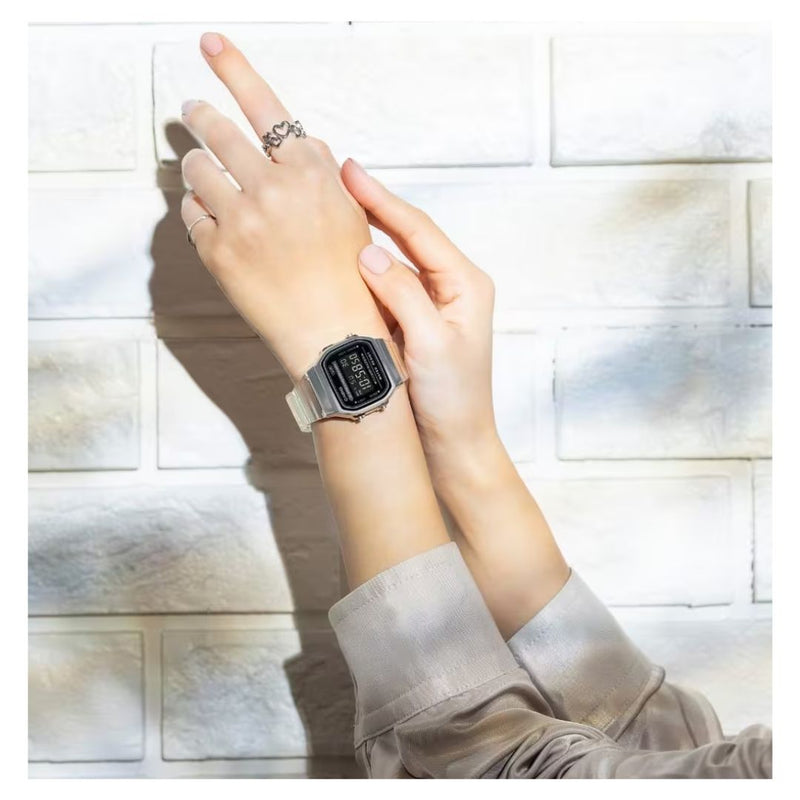 Reloj Casio Modelo A168XES-1BD Diseño Casual - Trasparente