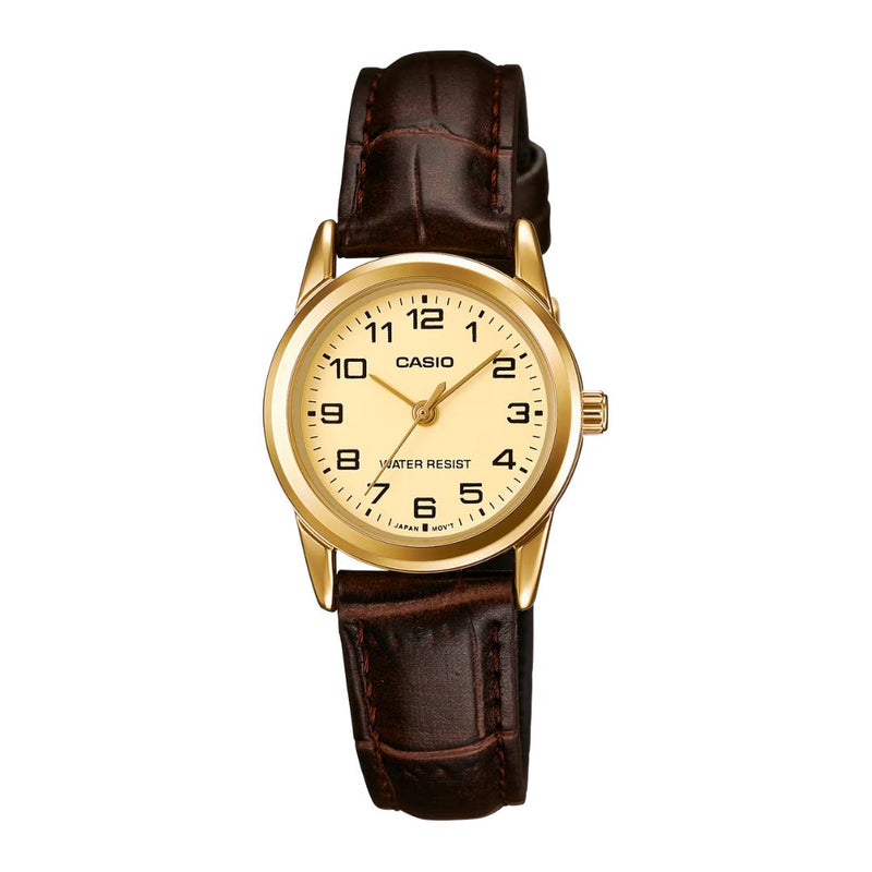 Reloj Casio Modelo LTP-V001GL-9B Diseño Elegante