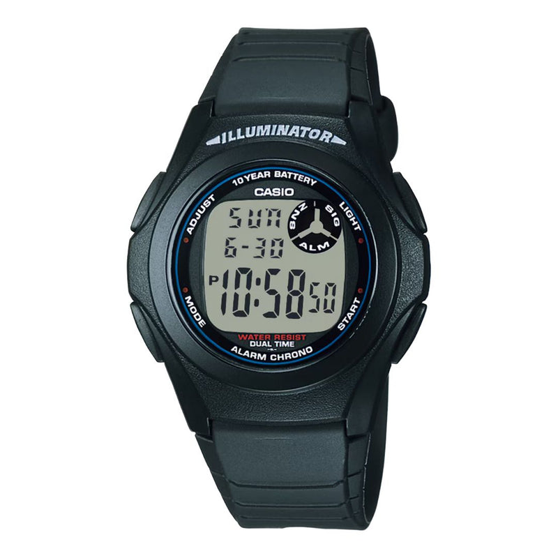 Reloj Casio Modelo F-200W-1A Diseño Deportivo