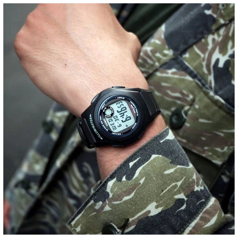 Reloj Casio Modelo F-200W-1A Diseño Deportivo